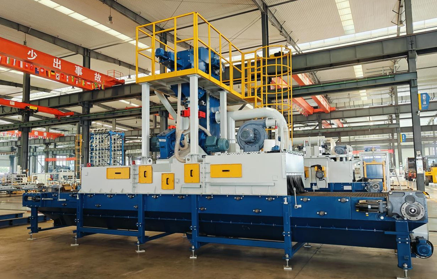 „Quangong“ antrinio apdorojimo įranga yra visapusiškai atnaujinta, kad būtų galima įgalinti standartinę blokų gamybą